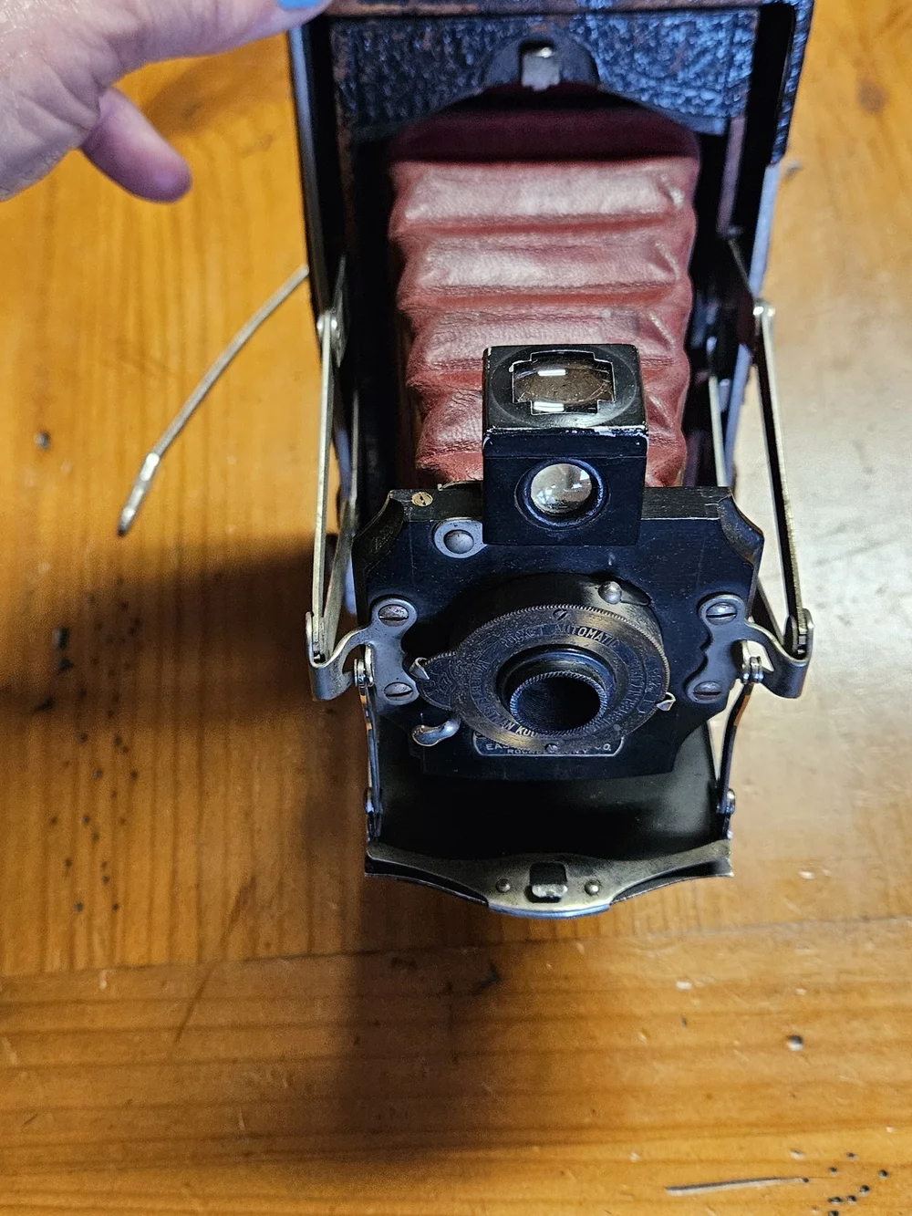 Eastman Kodak No. 1A Vintage Folding Camera - Black and Brown
